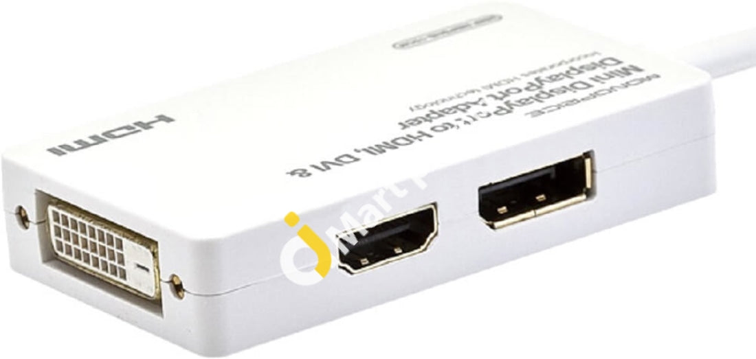 Monoprice Mini Display Port To Hdmi Dvi & Display Adapter - Imported From Uk
