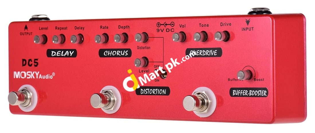 Mosky Audio Dc5 6 In 1 Multi Effect Pedal - Imported From Uk