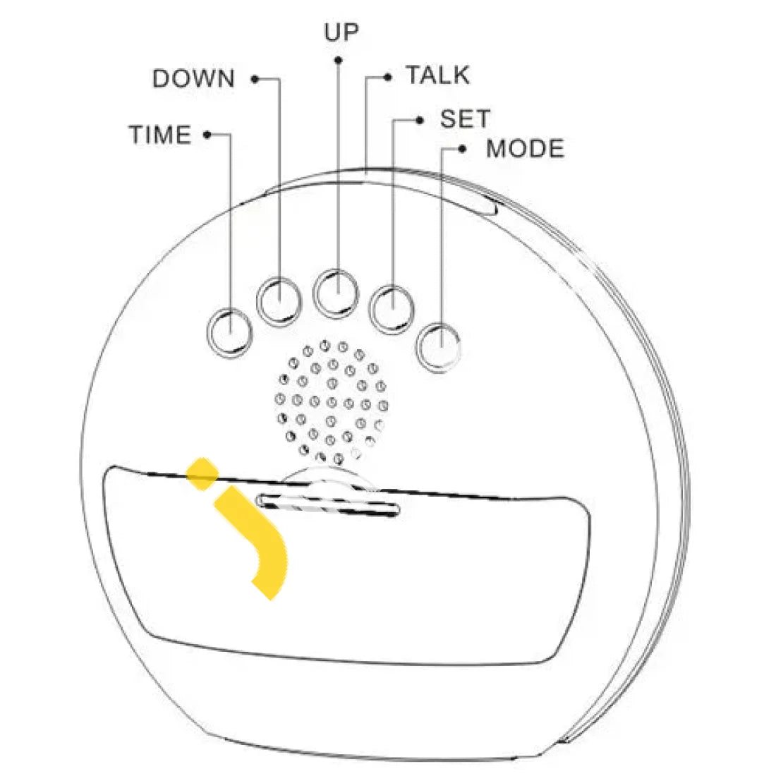 Multi-Function Hd Hidden Camera Alarm Clock Dvr Recorder Cam 1280X960 With Remote Imported From Uk