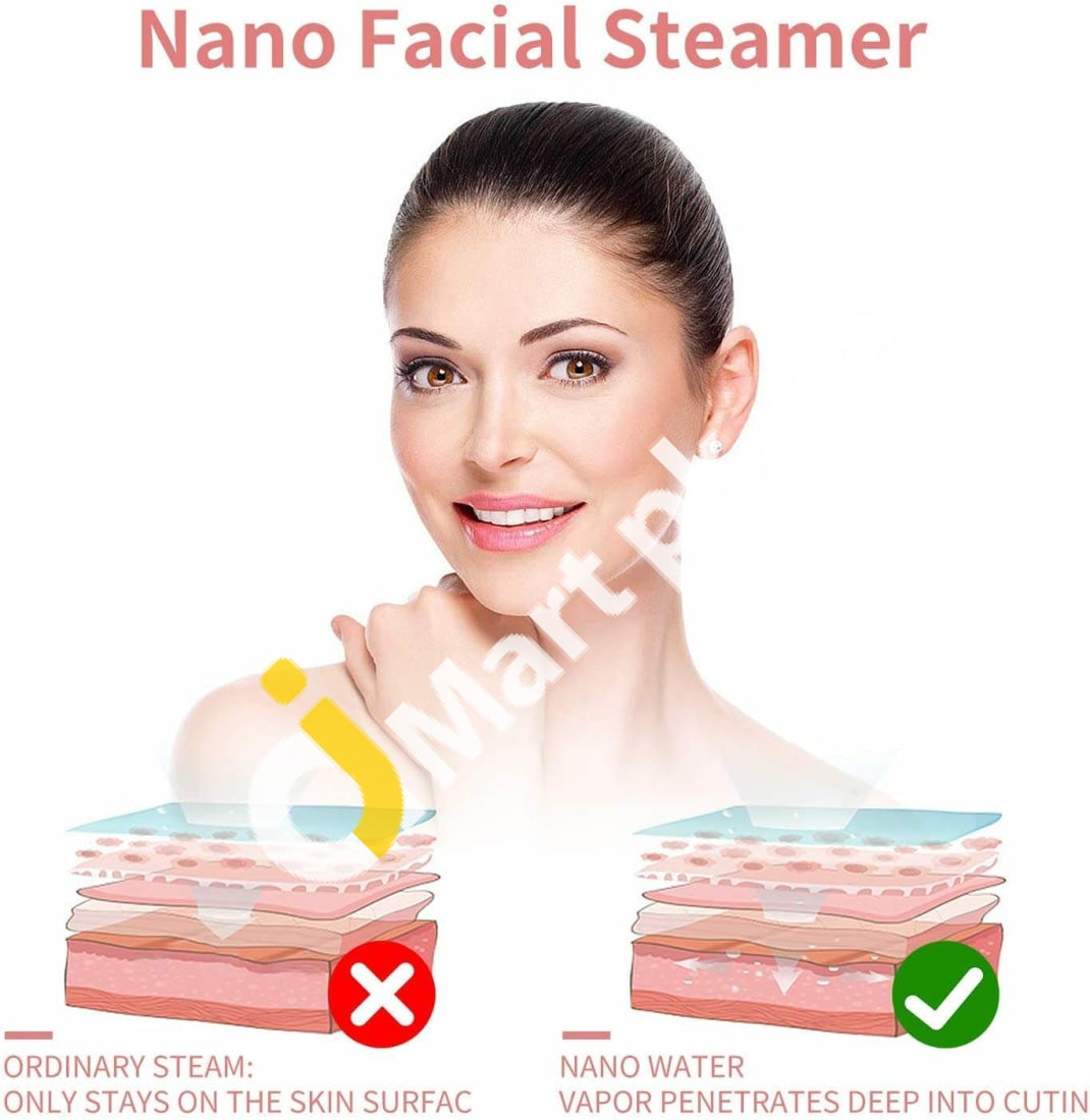 Nano Ionic Facial Steamer - Imported From Uk