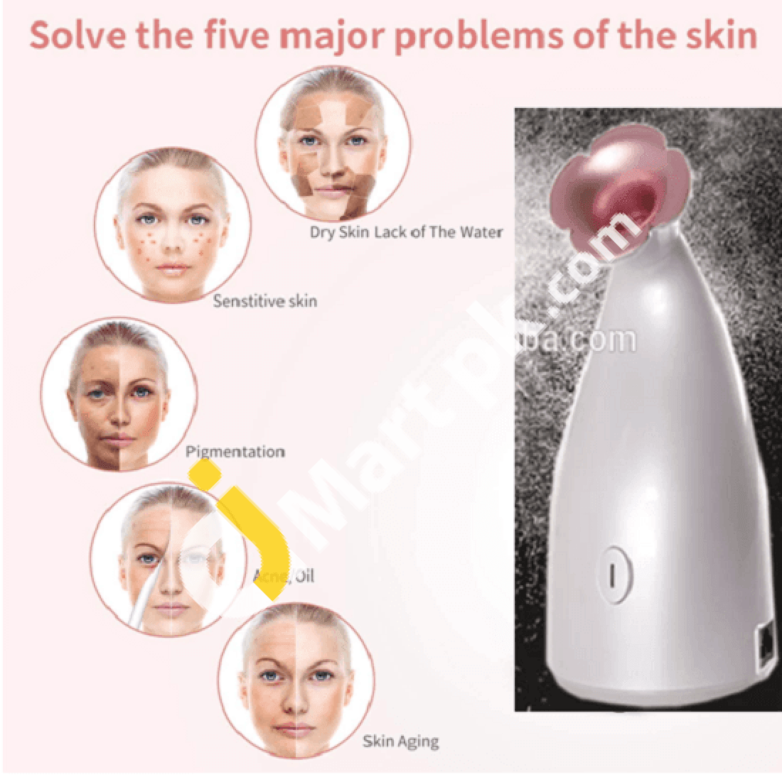 Nano Ionic Facial Steamer - Imported From Uk
