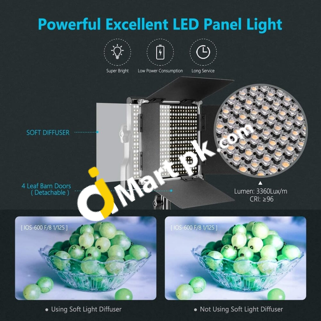 Neewer® 660 Led Dimmable Bi-Color Professional Video Photography Lighting Kit With U-Bracket