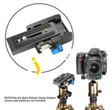 Neewer Aluminum Alloy Quick Shoe Plate Adapter With 1/4 Screw For Dslr Camera Camcorder Tripod -