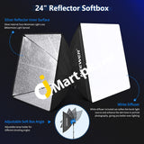 Neewer® Photography Backdrop Lighting Kit - 8.5X10Ft 800W 5500K Softbox Background Support System