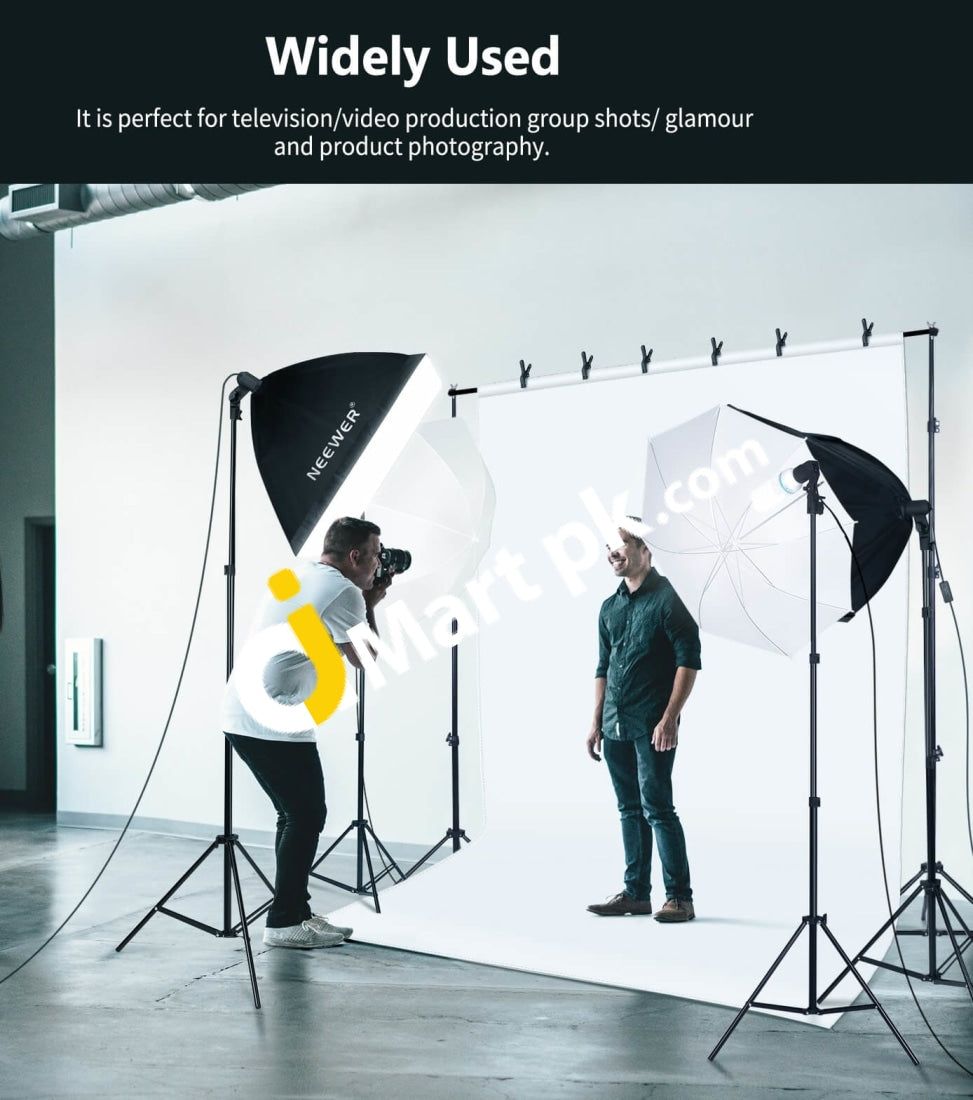 Neewer® Photography Backdrop Lighting Kit - 8.5X10Ft 800W 5500K Softbox Background Support System