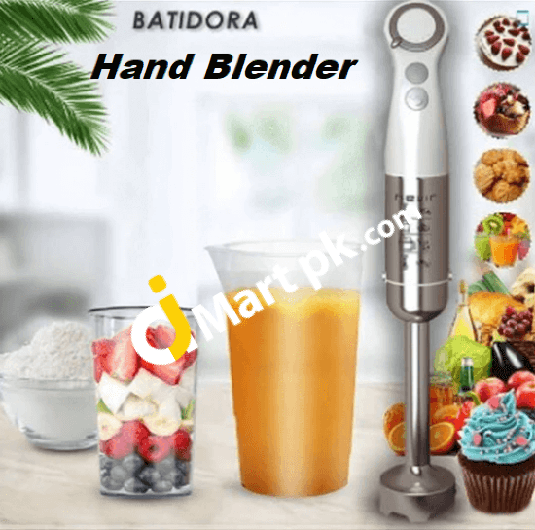 Hand Blender Nevir 800W Stainless Steel Mixer - Imported From Uk