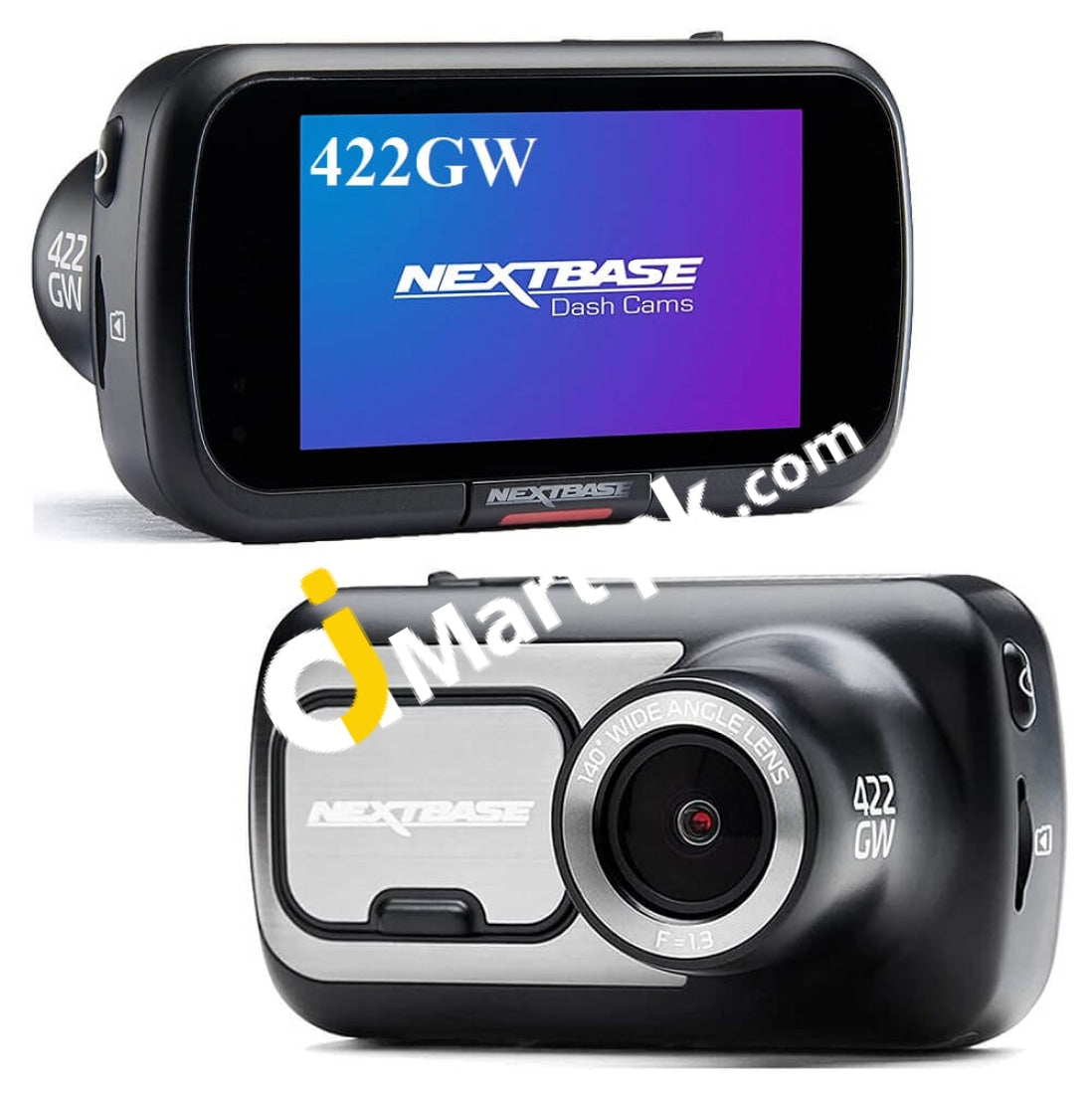 Nextbase 422Gw Dash Cam 1440P Hd Recording 140° Front Viewing Angle Wi-Fi Gps Bluetooth Alexa