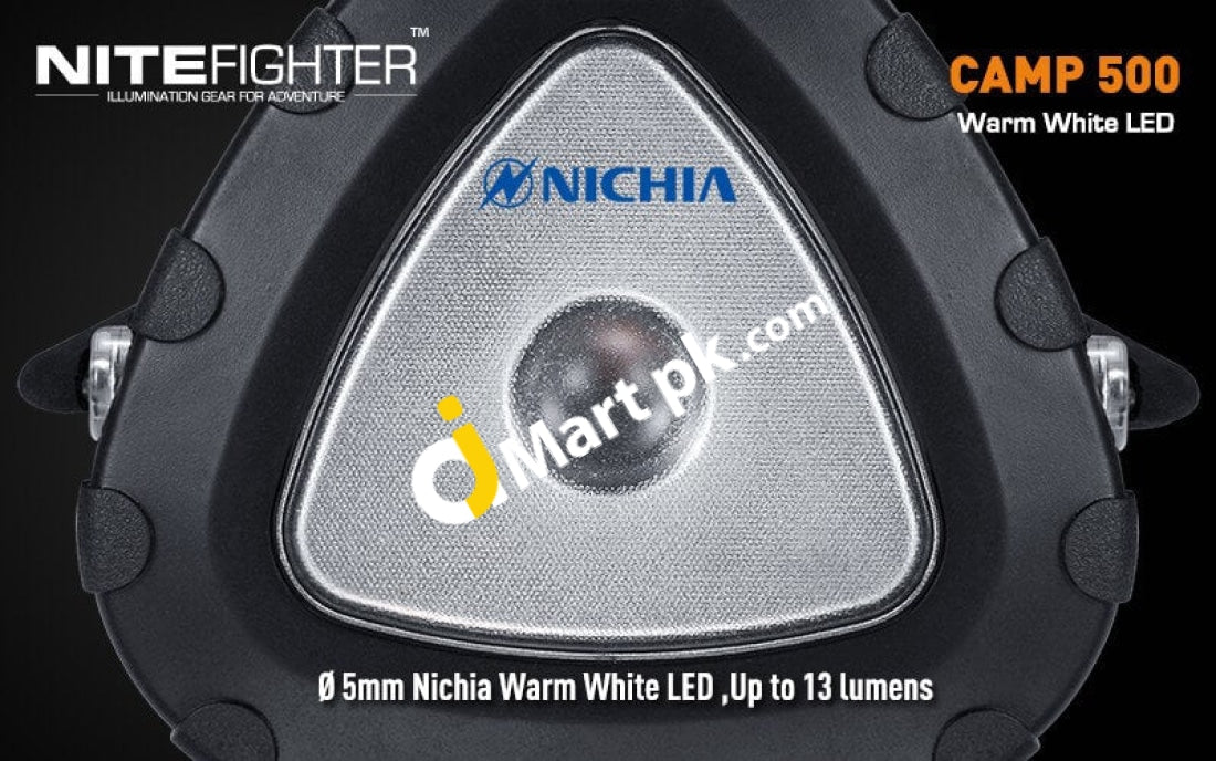 Nitefighter Camp 500 Nichia Led 300 Lumens Camping Lantern ( Green ) - Imported From Uk