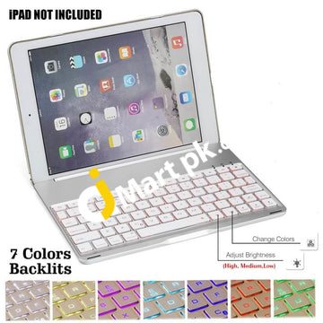 Note Kee Wireless Bluetooth 3.0 Keyboard Case For Ipad Air / 2 Pro 7 Colors Backlit Aluminum Alloy -