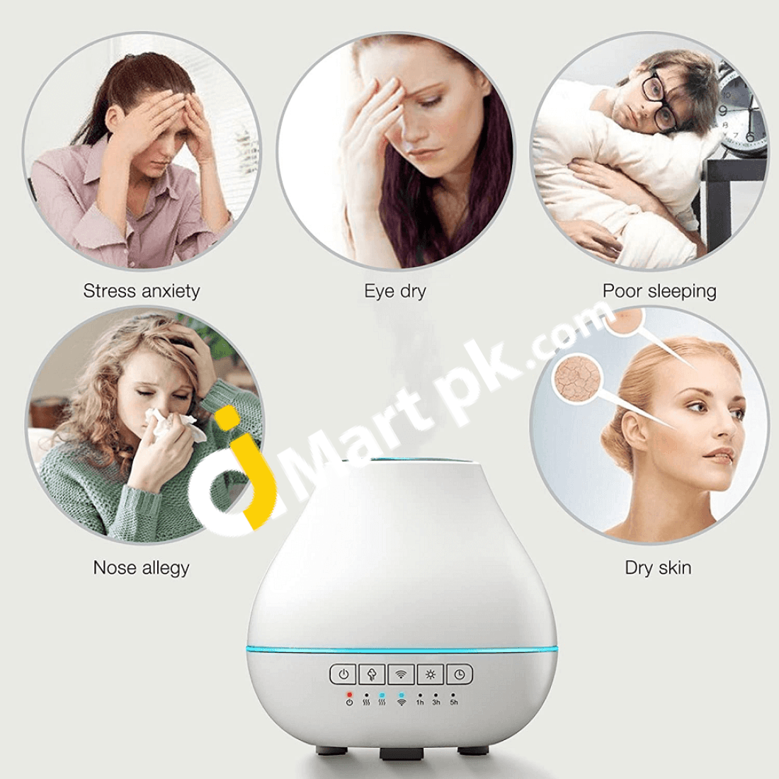 Oittm Smart Aroma Essential Oil Diffuser 200Ml Wifi Humidifier Works With Alexa & Google Home App