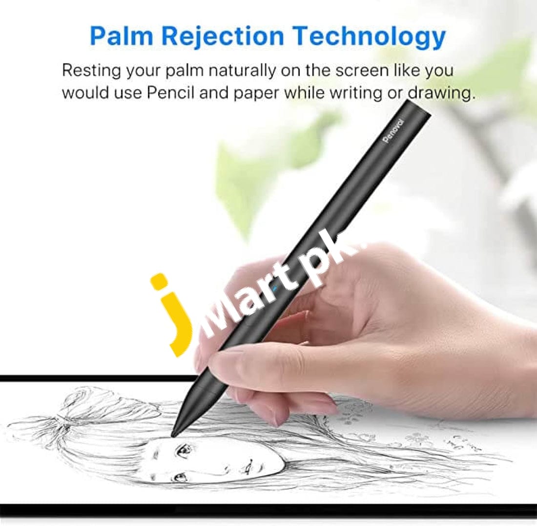 Penoval Stylus Pen For Ipad Active Pencil With Palm Rejection - Imported From Uk