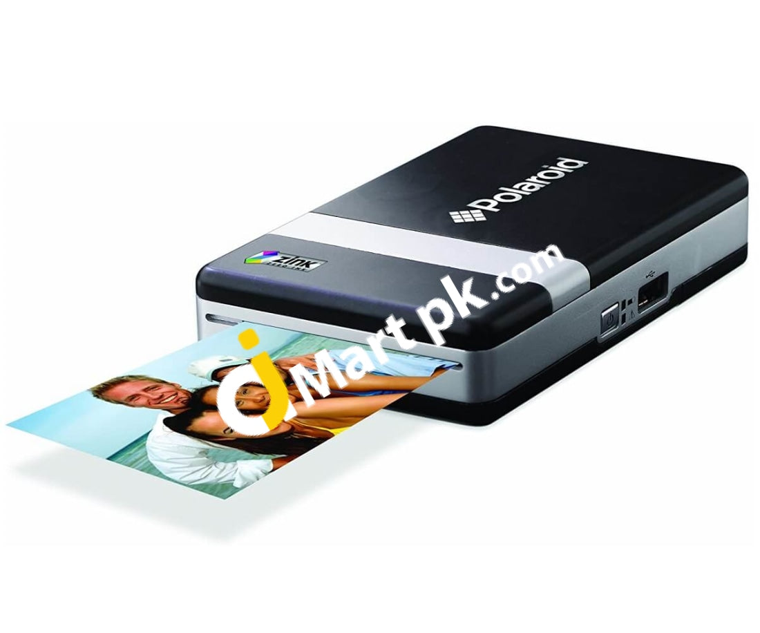 Polaroid Pogo Instant Mobile Photo Printer Bluetooth 2.0 Zink Zero Ink Portable With Adapter -