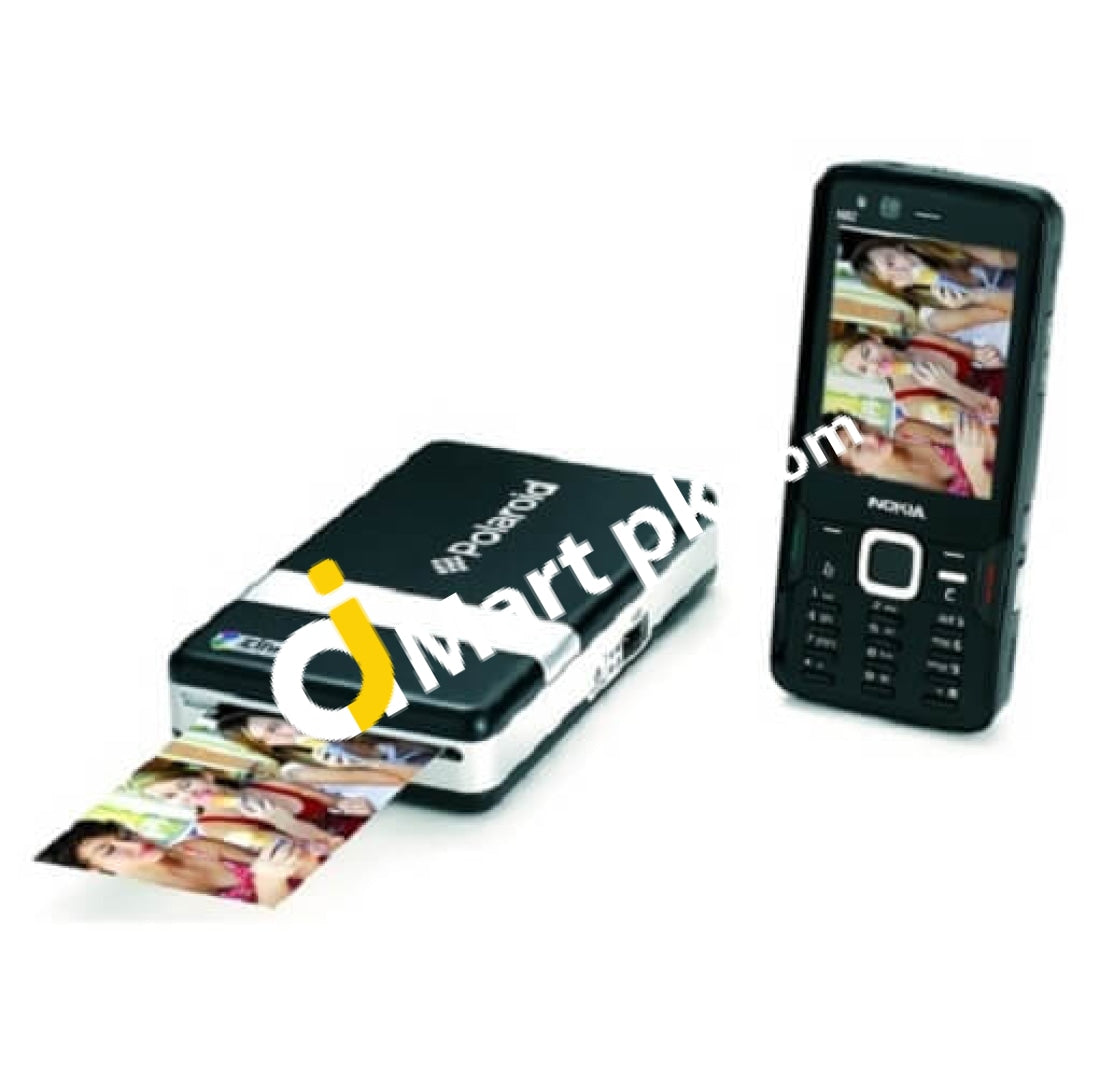 Polaroid Pogo Instant Mobile Photo Printer Bluetooth 2.0 Zink Zero Ink Portable With Adapter -