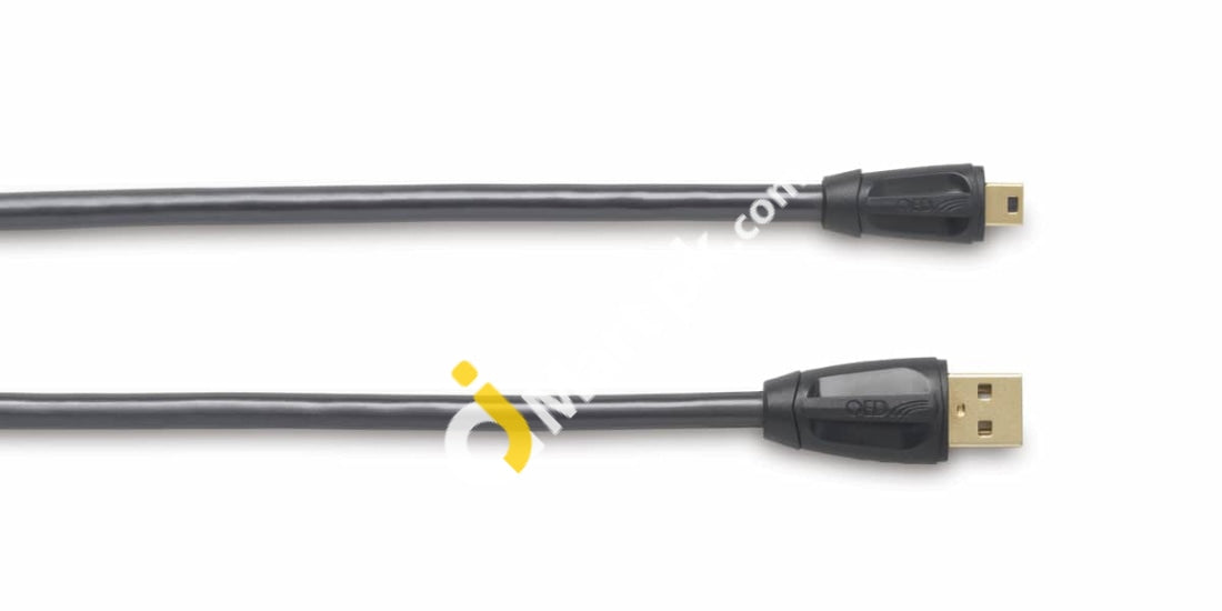 Qed Performance Usb A Mini B Graphite Data Cable Very Low Jitter 2M - Imported From Uk