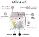 Renpho White Noise Machine Sound For Sleeping With 36 Soothing Natural Sounds Timer & Memory