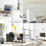 Satu Brown Ultrasonic Cool Mist Aroma Humidifier 3.5L Whisper-Quiet Aromatherapy Essential Oil