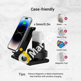 Seneo Wireless Charger 3-In-1 Fast Charging Station Dock For Iphone Apple Watch Airpods Pro/2
