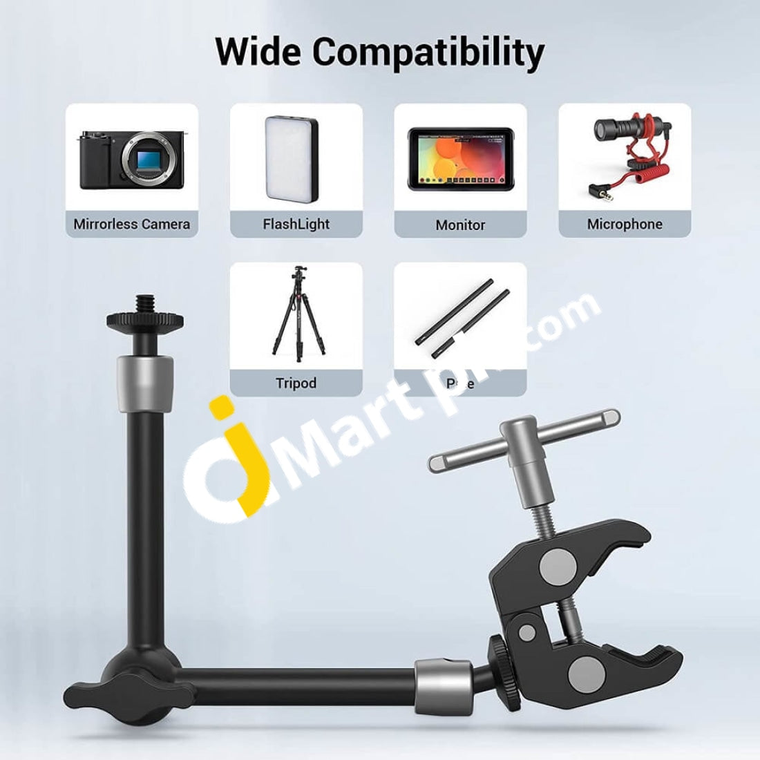 Smallrig 9.8 Magic Arm With Super Clamp Large Crab Pliers Clip For Monitor Led Light - Kbum2732