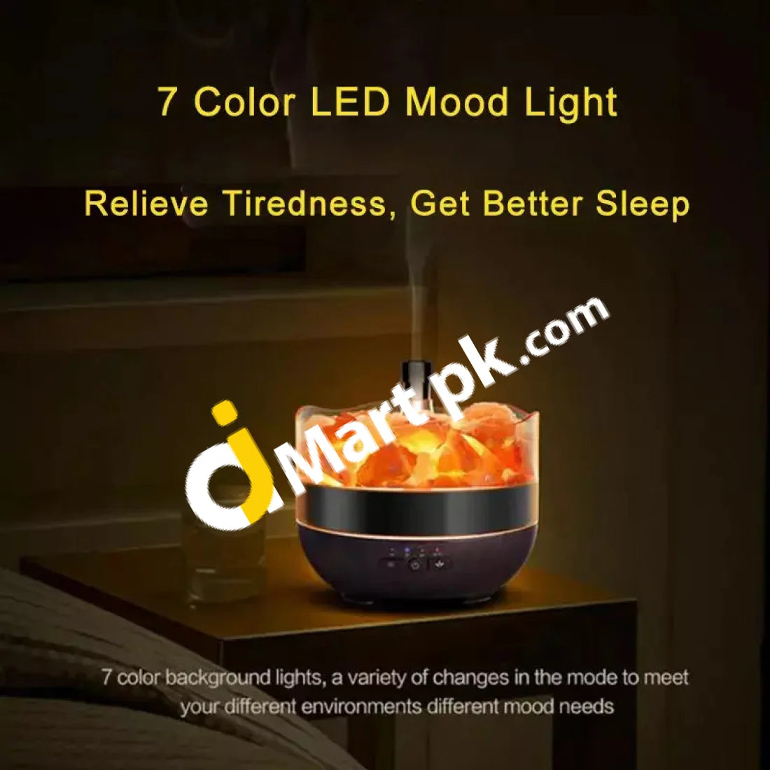 Smart Wifi Aroma Diffuser Humidifier 400Ml Ultrasonic Aromatherapy Essential Oil Salt Lamp With