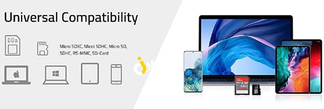 Starware Usb C To Sd/Microsd Card Reader 2-In-1 Usb-C (Thunderbolt 3) Portable For Macbook Galaxy