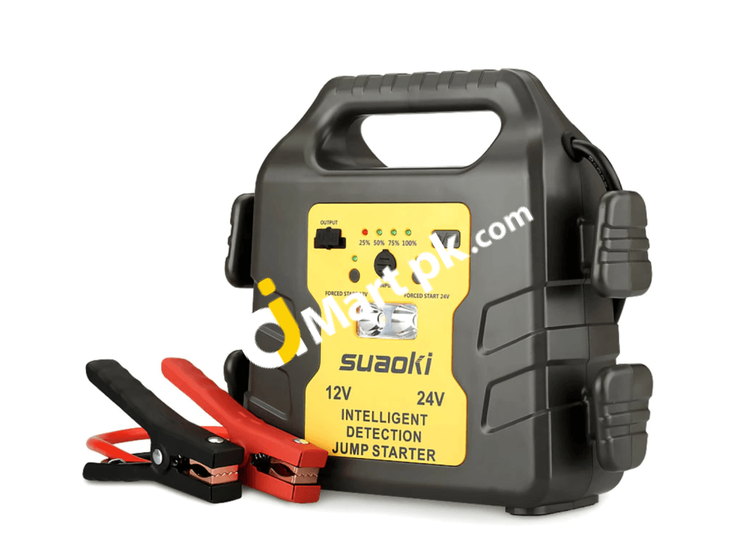 Suaoki G19 12V/24V 1000A 24000Mah Portable Car Jump Starter With Led Lights 5V/2.4A Phone Usb
