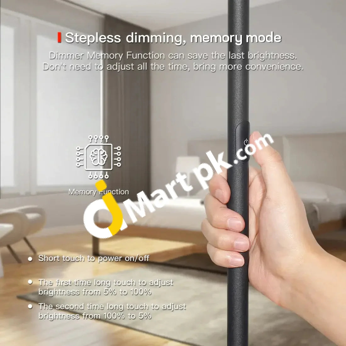 Teckin 30W 2500Lm Dimmable Led Modern Torchiere Floor Lamp - Imported From Uk