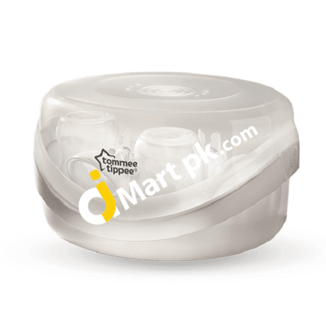 Tommee Tippee Closer To Nature Microwave Steam Sterilizer With 4 150Ml Bottles - Imported From Uk