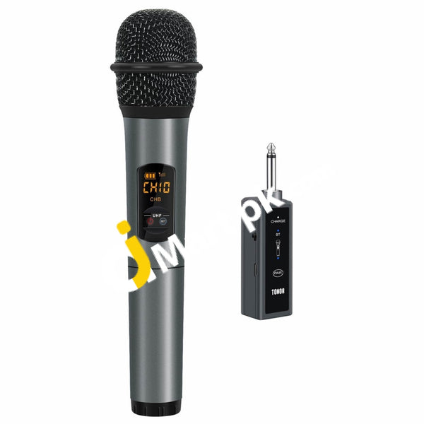 TONOR Wireless Microphone UHF Handheld Mic with Bluetooth Receiver