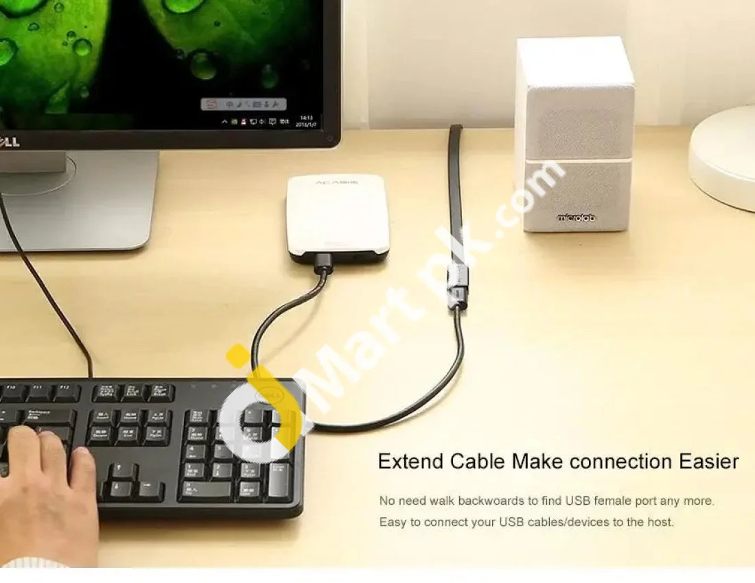 Ugreen Usb 3.0 Extension Cable 1M A Male To Female Extender Supports 5Gbps High Speed Data Transfer