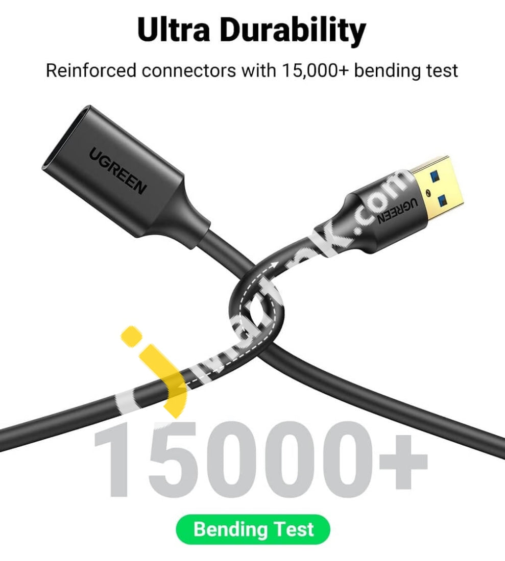 Ugreen Usb 3.0 Extension Cable 1M A Male To Female Extender Supports 5Gbps High Speed Data Transfer