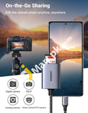 Ugreen Usb-C Sd Card Reader 2 In 1 Usb C Micro Memory For Tf Sdxc Sdhc Mmc Rs-Mmc Uhs-I Cards