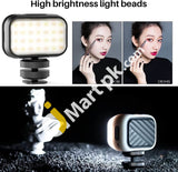 Camera Light Ulanzi Mini Rechargeable Pocket Sized 5600K Led Video With 4 Brightness Levels For