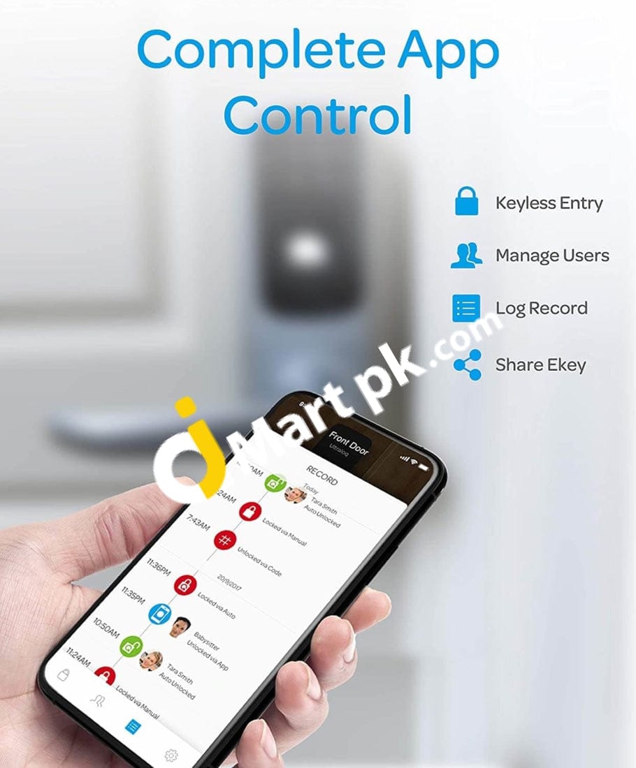 Ultraloq Ul3 Bt 2Nd Generation Advanced 5 In 1 Fingerprint And Touchscreen Smart Lock Electronic