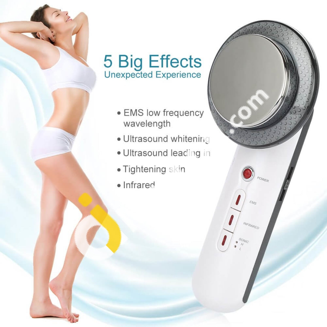 Ultrasonic Infrared Slimming Machine Cavitation Fat Cellulite Removal Device Massager For Face &