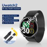 UMIDIGI Uwatch2 Bluetooth Smartwatch Compatible with Android & iOS, IP67 Waterproof, Fitness Activity Tracker with Heart Rate Monitor (2 Bands) - Imported from UK