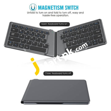 Universal Foldable Bluetooth 3.0 Keyboard Ultra-Thin Portable Wireless - Imported From Uk