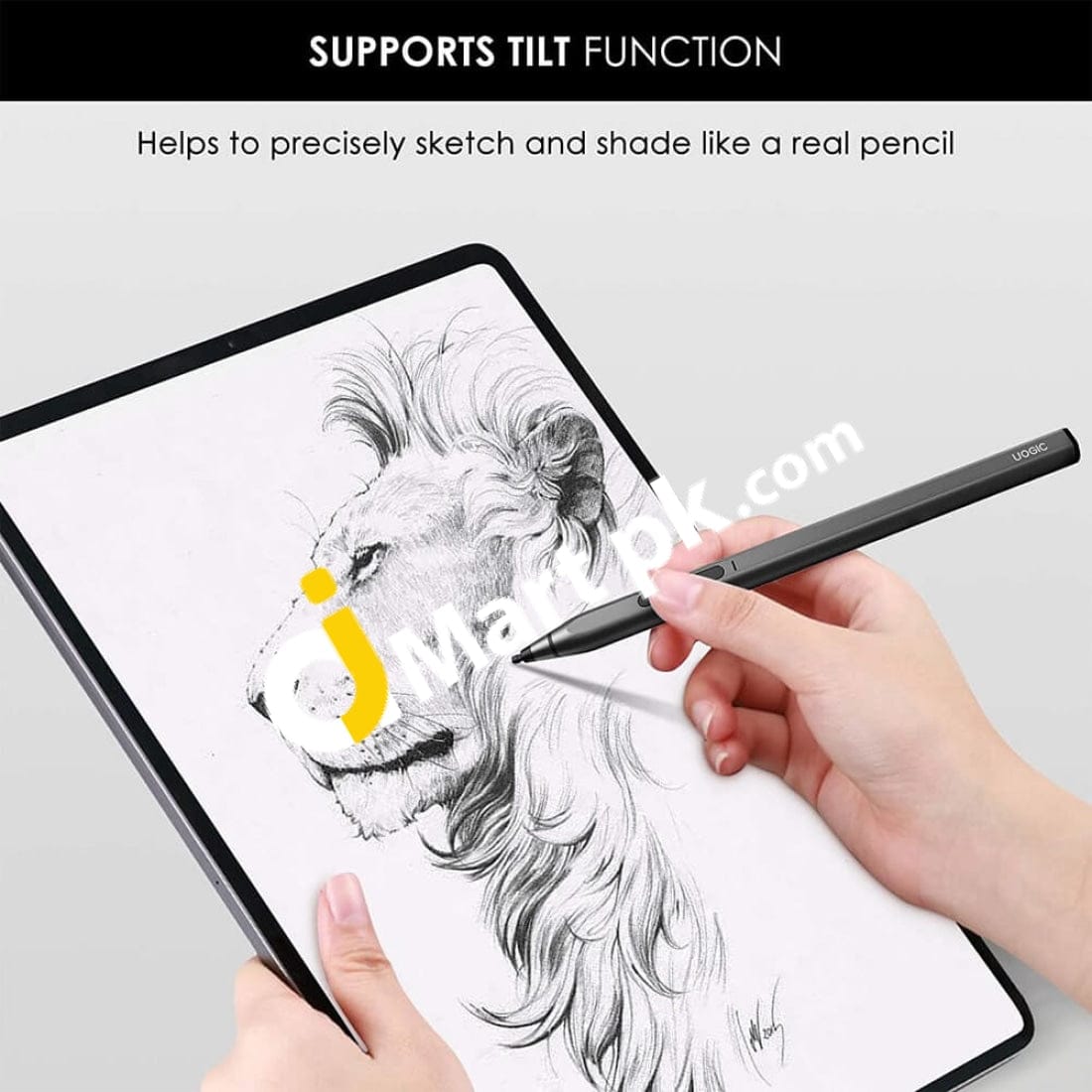Uogic Pen For Surface Magnetic Rechargeable Stylus With 4096 Pressure Sensitivity Tilt & Palm