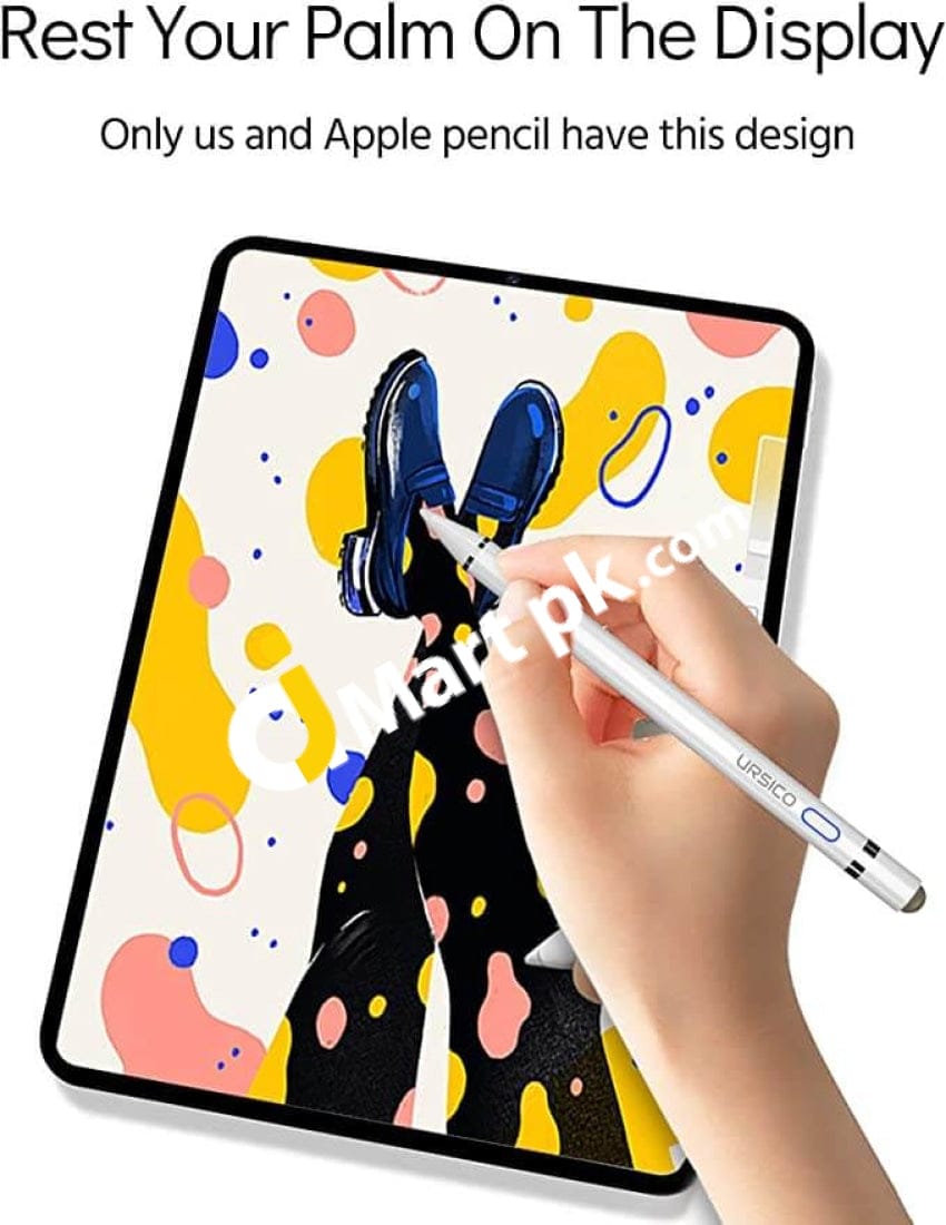 Ursico Stylus Pencil For Ipad Pen With Palm Rejection - Imported From Uk