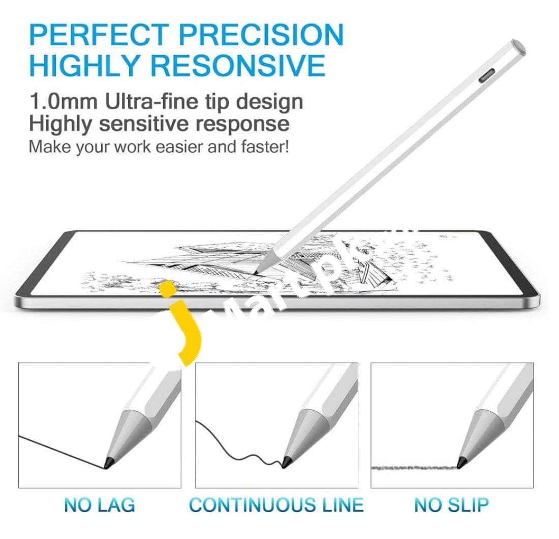Usgmobi Stylus Pen For Ipad (2018-2020) With Palm Rejection High Precision - Imported From Uk