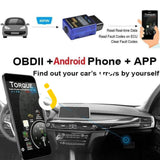 Vgate Elm327 V2.1 Bluetooth Obd2 Scan Tool Car Diagnostic Check Engine For Android Pc - Imported