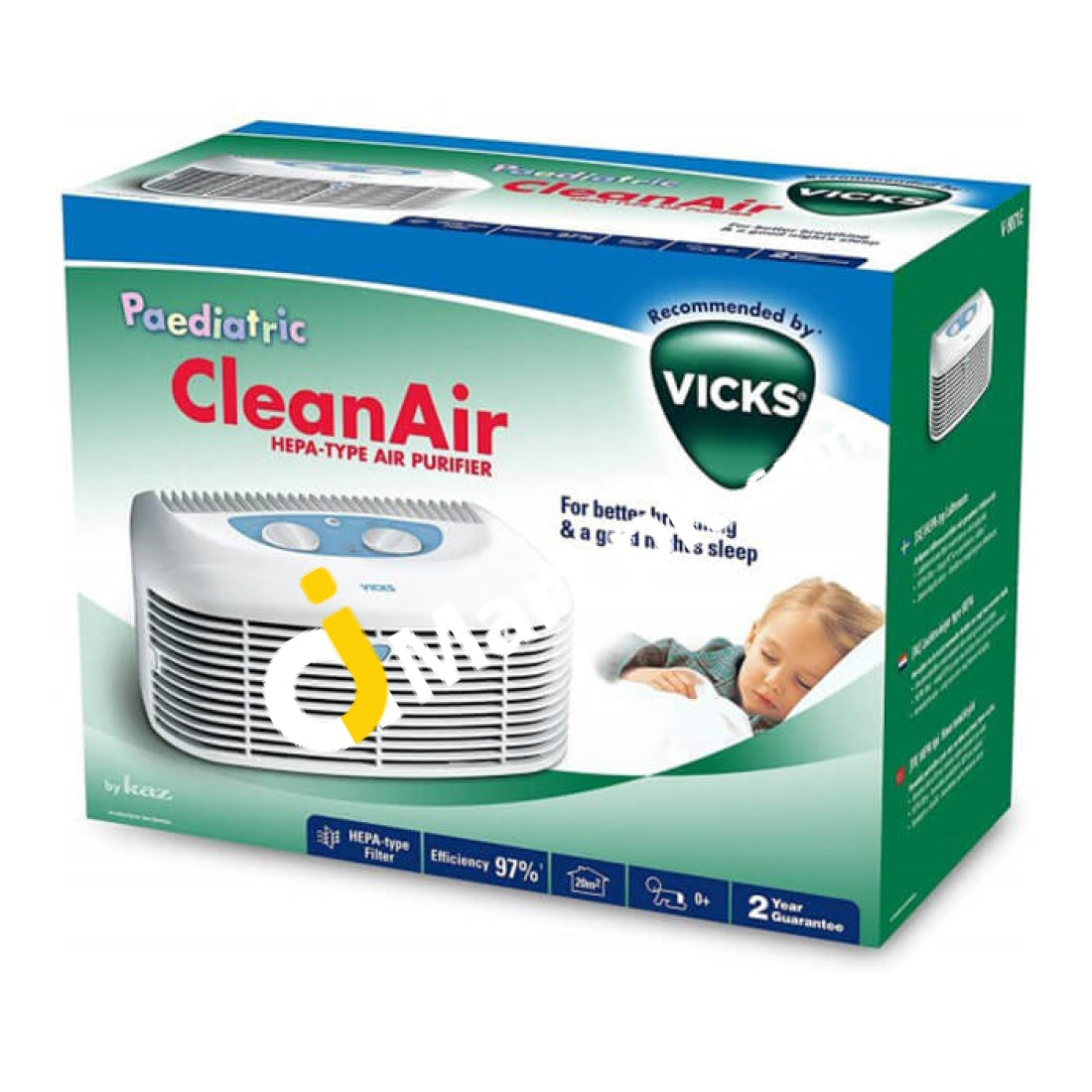 Vicks® Paediatric Clean Air Hepa-Type Purifier - Imported From Uk