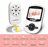 Video Baby Monitor Digital 2.4Ghz Wireless With Temperature Long Transmission Range 2-Way Talk Night