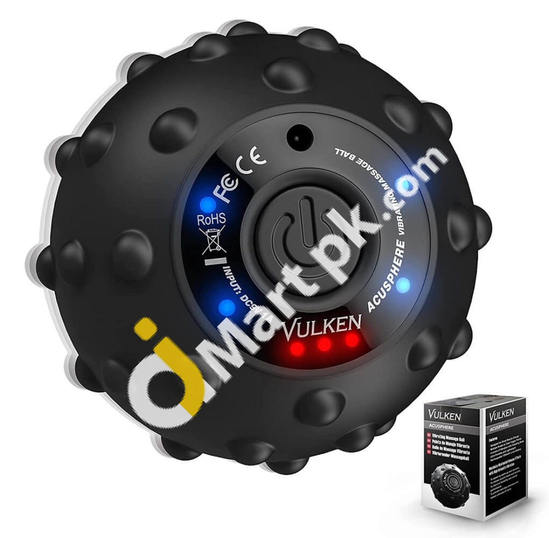 Vulken Acusphere 4 Speed High Intensity Vibrating Massage Ball For Muscle & Fitness Plantar
