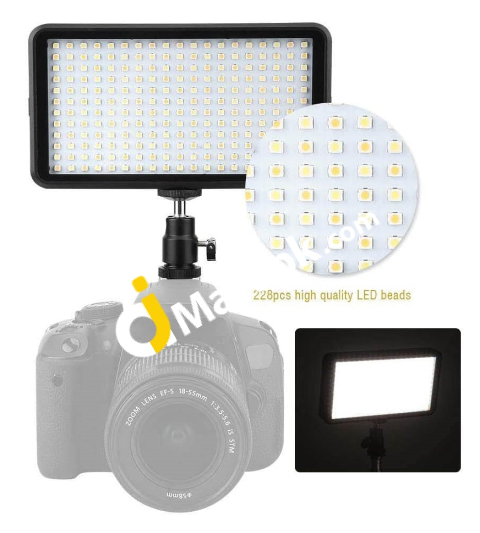 Vbestlife W228 Led Continuous Light Panel With Camera Mount And Filters - Imported From Uk