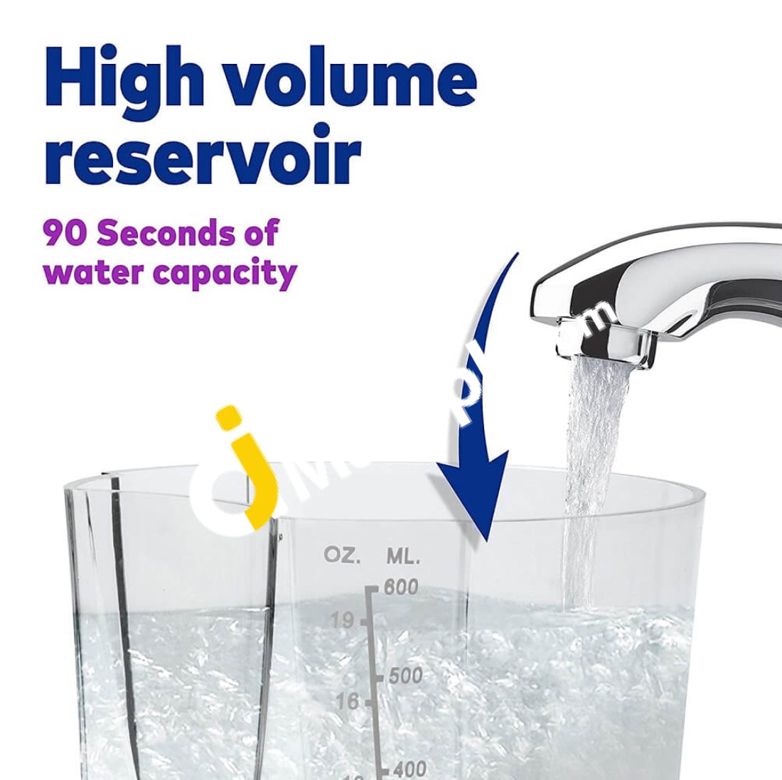 Waterpik Whitening Professional Water Flosser Electric Oral Irrigator Whitens Teeth Gently -