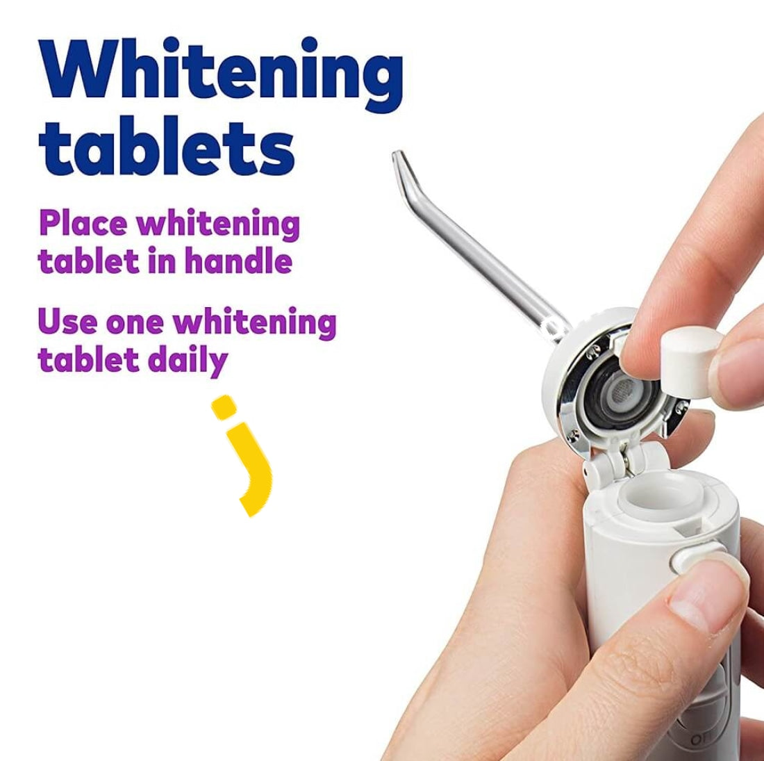 Waterpik Whitening Professional Water Flosser Electric Oral Irrigator Whitens Teeth Gently -