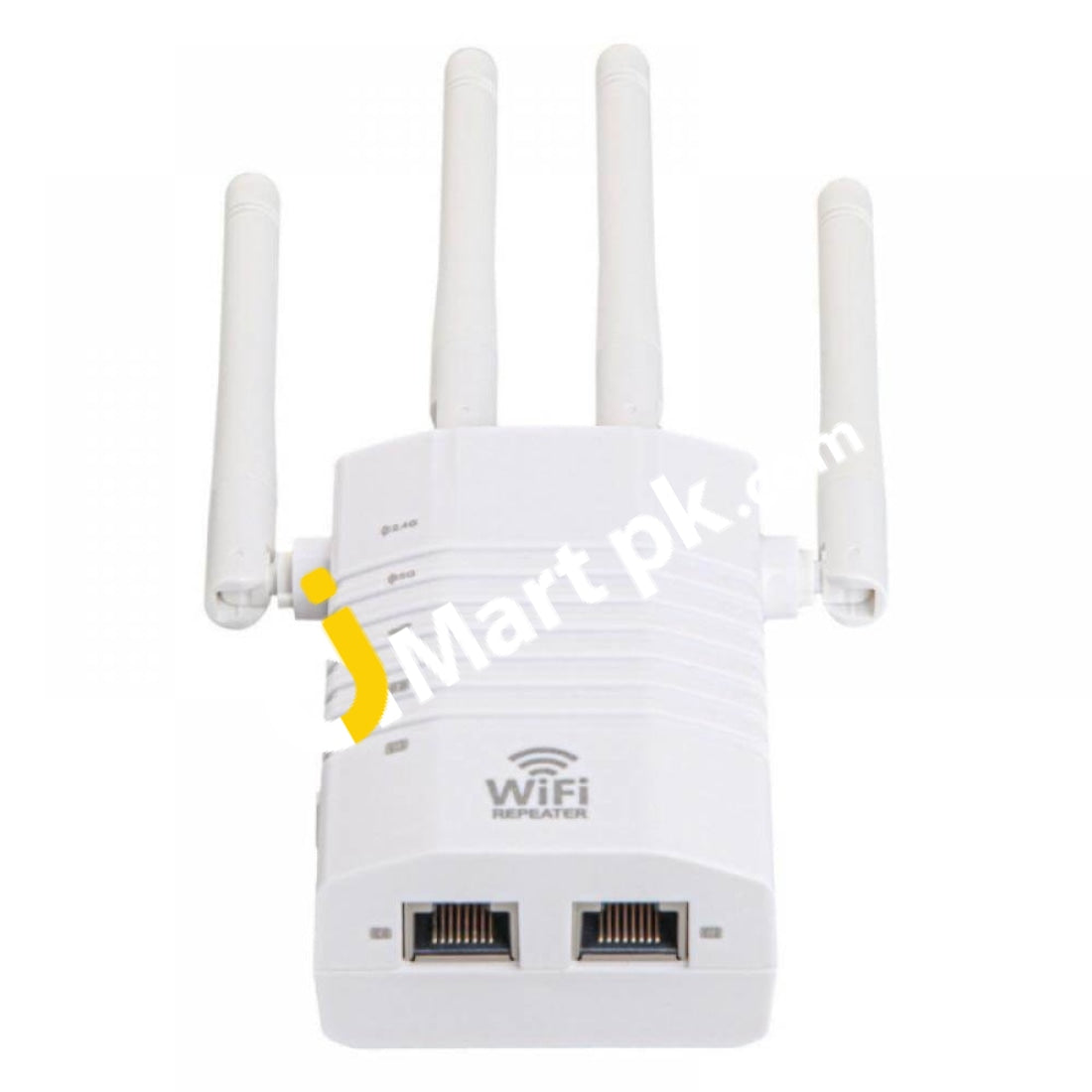 Wifi Dual Band Repeater 1200Mbps High Speed Range Extender With 2 Ethernet Port 5Ghz & 2.4Ghz