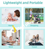 Wilbee Rechargeable Breast Pump With Led Touch Screen 3 Modes 9 Suction Levels Massage & Memory