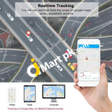 Winnes Gps Tracker Mini Portable Personal 1500Mah Waterproof Magnetic - Imported From Uk