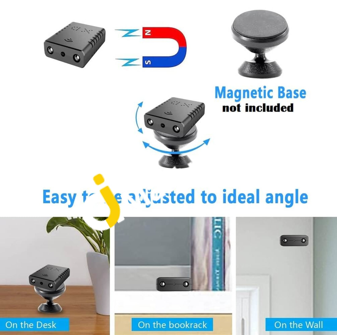 Xd-Wifi Mini Camera Smallest Security Hd 1080P Ip & Night Vision - Imported From Uk